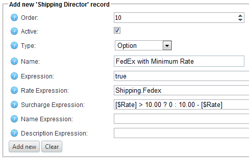 nopTools. Shipping Rates with a Minimum Charge